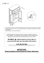 Preview for 11 page of RiverRidge Somerset 06-038 Assembly Instructions Manual