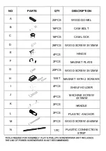 Предварительный просмотр 4 страницы RiverRidge Somerset 06-039 Assembly Instructions Manual