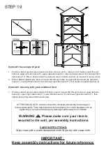 Preview for 14 page of RiverRidge Somerset 06-136 Assembly Instructions Manual