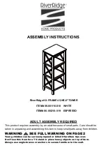 Предварительный просмотр 1 страницы RiverRidge X-FRAME 06-001/16-018 Assembly Instructions Manual