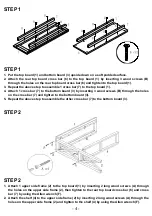 Preview for 4 page of RiverRidge X-FRAME BATH SPACESAVER-ESPRESSO 06-004 Assembly Instructions Manual