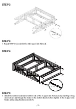 Preview for 5 page of RiverRidge X-FRAME BATH SPACESAVER-ESPRESSO 06-004 Assembly Instructions Manual