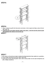 Preview for 7 page of RiverRidge X-FRAME BATH SPACESAVER-ESPRESSO 06-004 Assembly Instructions Manual