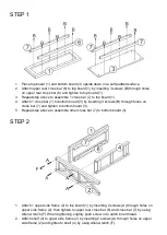 Предварительный просмотр 5 страницы RiverRidge X-Frame Bath Spacesaver Assembly Instructions Manual