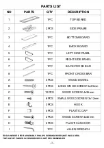 Предварительный просмотр 3 страницы RiverRidge X-FRAME BATH WALL SHELF-WHITE Assembly Instructions Manual