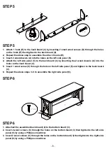 Предварительный просмотр 6 страницы RiverRidge X-FRAME BATH WALL SHELF-WHITE Assembly Instructions Manual