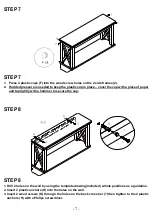 Предварительный просмотр 7 страницы RiverRidge X-FRAME BATH WALL SHELF-WHITE Assembly Instructions Manual