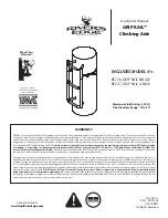 Preview for 1 page of Rivers Edge GRIP RAIL Operating Manual