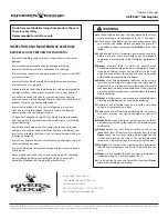 Preview for 4 page of Rivers Edge GRIP RAIL Operating Manual