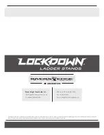 Preview for 20 page of Rivers Edge LOCKDOWN 21 Operator'S Manual