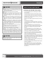 Preview for 4 page of Rivers Edge RE648 Operator'S Manual