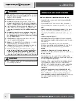 Preview for 4 page of Rivers Edge RELAX WIDE RE631 Operator'S Manual