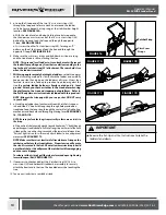 Preview for 14 page of Rivers Edge RELAX WIDE RE631 Operator'S Manual