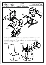 Preview for 2 page of Riverside Furniture 12158 Assembly Instructions