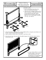 Preview for 7 page of Riverside Furniture 15380 Assembly Instructions Manual