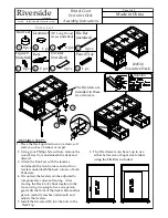 Preview for 1 page of Riverside Furniture 24530 Assembly Instructions