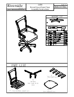 Preview for 1 page of Riverside Furniture 24538 Assembly Instructions