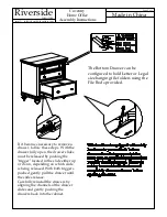 Предварительный просмотр 2 страницы Riverside Furniture 32431 Assembly Instructions