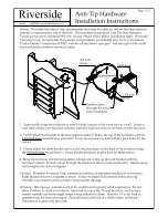 Preview for 3 page of Riverside Furniture 65245 Assembly Instructions