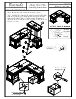 Preview for 3 page of Riverside Furniture Allegro Home Office 44728 Assembly Instructions