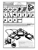 Preview for 1 page of Riverside Furniture Cordero 15630 Assembly Instructions