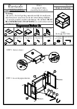 Riverside Furniture Maisie Assembly Instructions preview