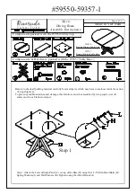 Riverside Furniture Myra Dining Room 59550 Assembly Instructions preview