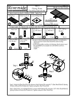 Riverside Furniture Myra Assembly Instructions preview