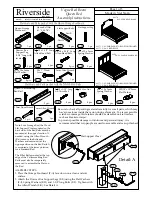 Preview for 1 page of Riverside Furniture Queen 46170 Assembly Instructions