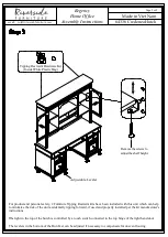 Предварительный просмотр 2 страницы Riverside Furniture Regency Home Office Credenza Hutch 64336 Assembly Instructions