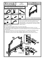 Preview for 1 page of Riverside Furniture Vogue 46170 Assembly Instructions