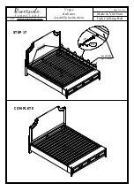 Предварительный просмотр 13 страницы Riverside Furniture Vogue 6/0 Assembly Instructions Manual