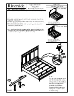 Preview for 3 page of Riverside Furniture Vogue Bed Room King Bed Assembly Instructions