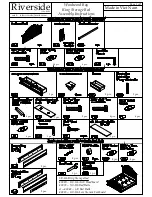 Preview for 1 page of Riverside Furniture Windward Bay Assembly Instructions Manual