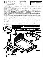 Preview for 5 page of Riverside Furniture Windward Bay Assembly Instructions Manual