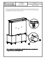 Предварительный просмотр 2 страницы Riverside Credenza Hutch Series Assembly Instructions