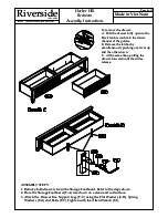 Preview for 3 page of Riverside Harbor Hill King Storage Bed Assembly Instructions Manual