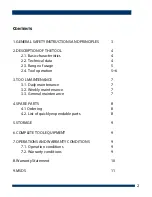 Preview for 2 page of Rivet King RK-59SPS Operation Manual