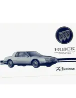 Preview for 1 page of Riviera Buick Owner'S Manual