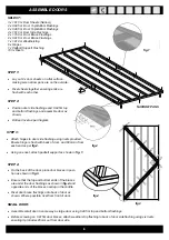 Предварительный просмотр 7 страницы Riviera Duratuf SENTRY SHEDS SG3030 Assembly Instructions Manual