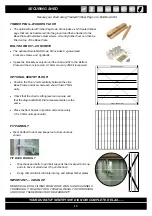 Предварительный просмотр 14 страницы Riviera Duratuf SENTRY SHEDS SG3030 Assembly Instructions Manual