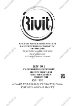 Preview for 1 page of RIVIT RIV 991 Manual