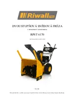 Предварительный просмотр 15 страницы Riwall PRO RPST 6170 Original Instructions Manual