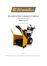 Предварительный просмотр 29 страницы Riwall PRO RPST 6170 Original Instructions Manual