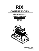 RIX MB-115 Owner'S Manual preview