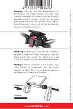 Preview for 2 page of Rixen & Kaul KLICKfix 0211DS Quick Start Manual