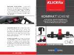 Предварительный просмотр 1 страницы Rixen & Kaul KLICKfix Kompakt 0000KOS Quick Start Manual