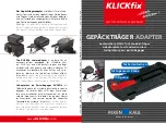 Rixen & Kaul Klickfix Quick Start Manual предпросмотр