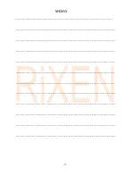 Предварительный просмотр 8 страницы Rixen LXP-420 Instruction Manual