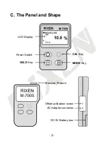 Preview for 6 page of Rixen M-700S Operation Manual